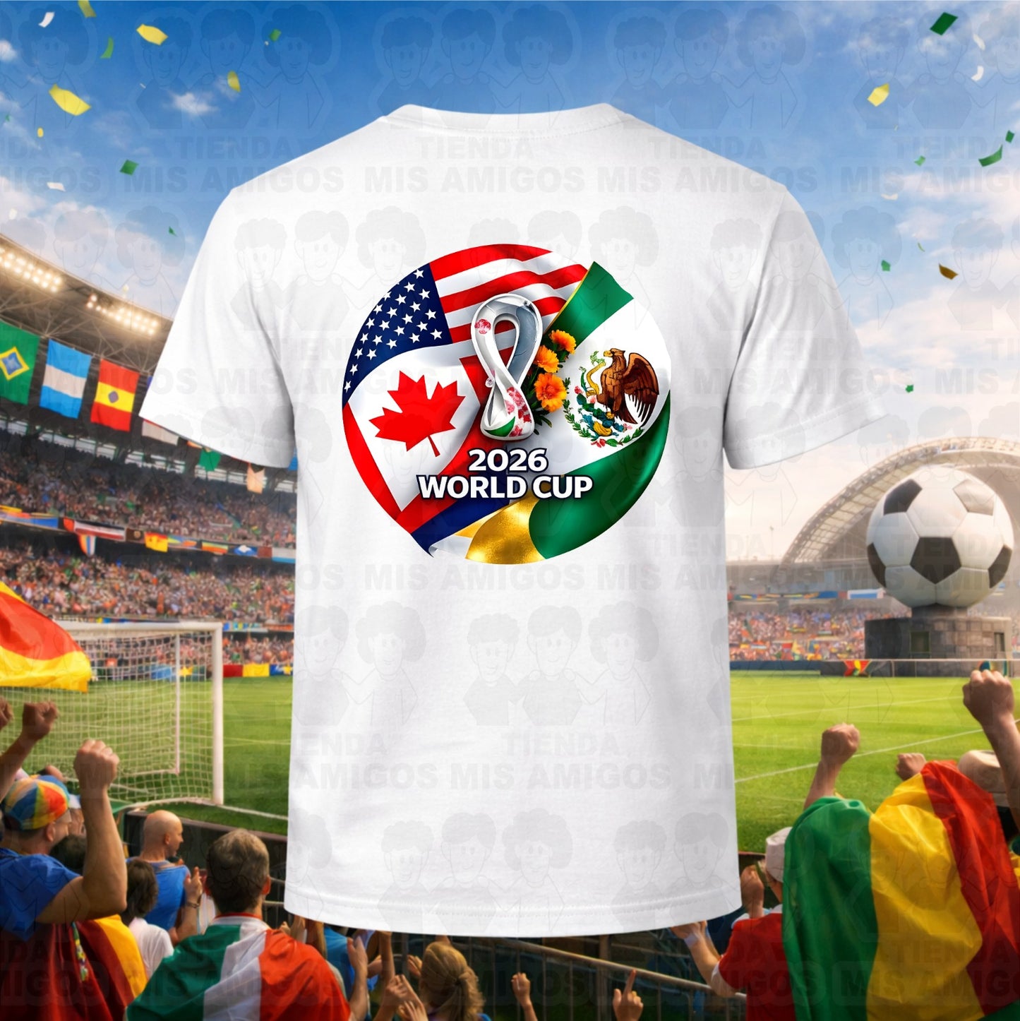 United Hosts 2026 World Cup Heavyweight T-Shirt