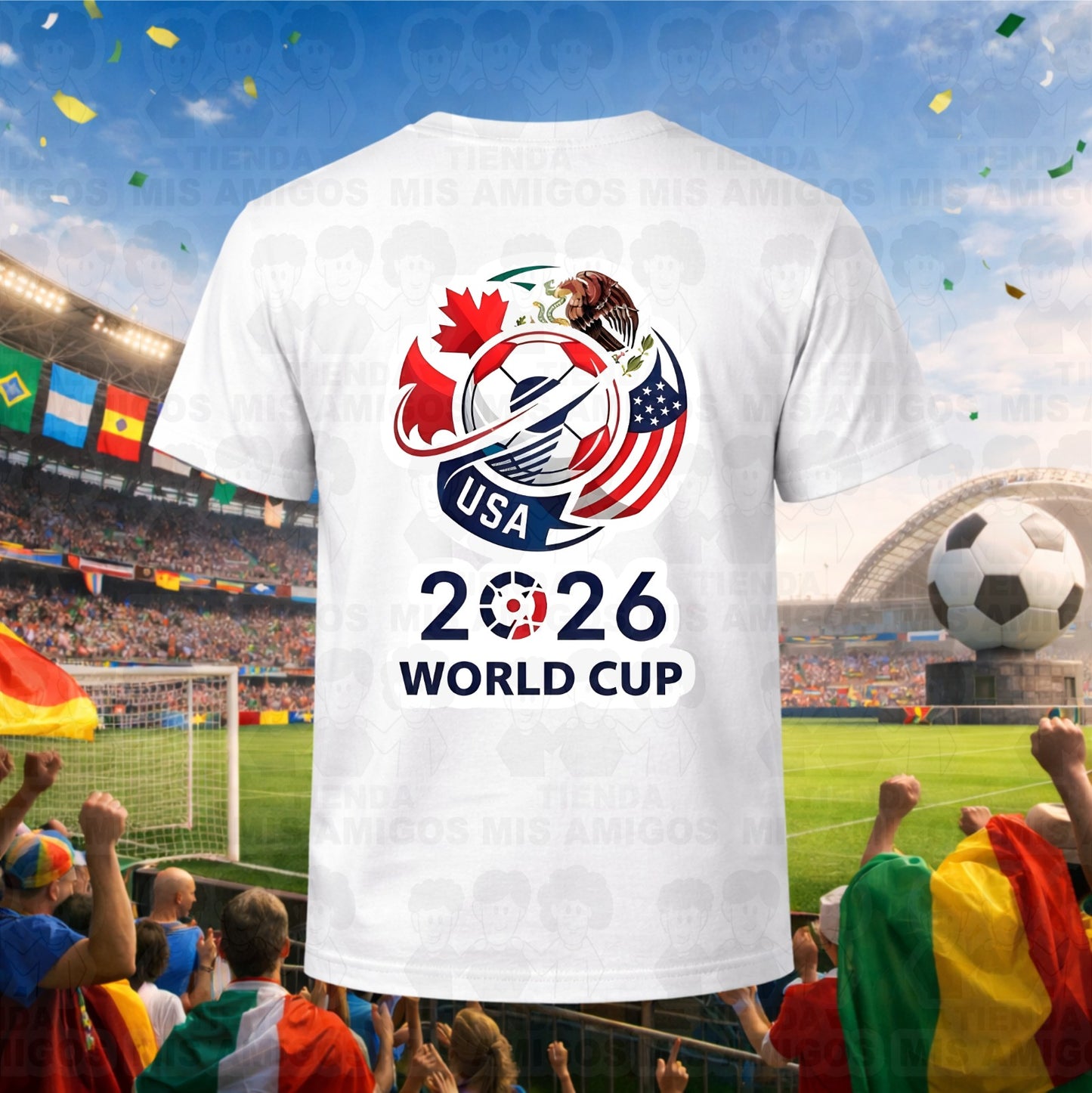 North America United 2026 Soccer Championship Tee
