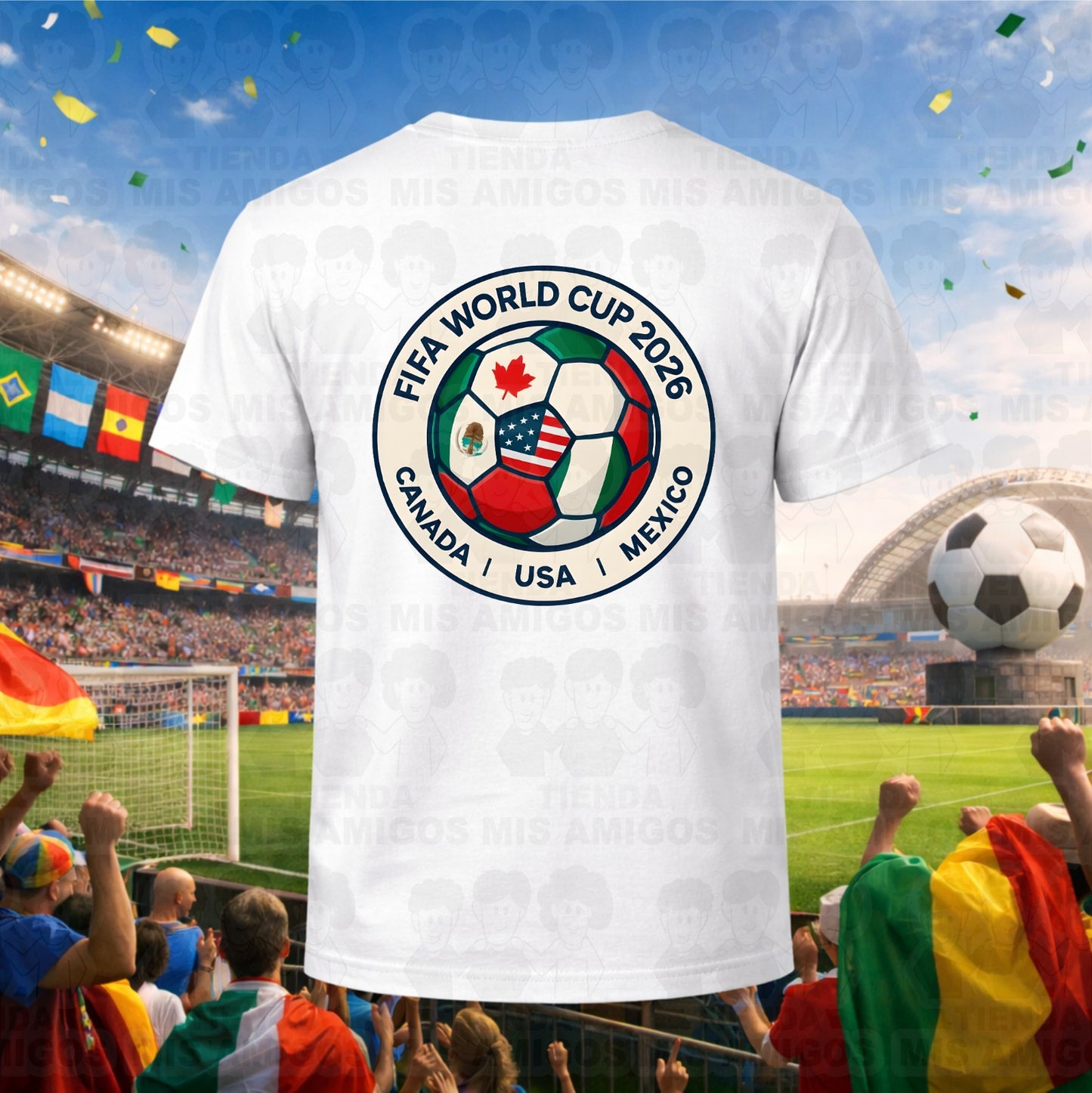 2026 Host Nations Soccer Ball Heavyweight Tee